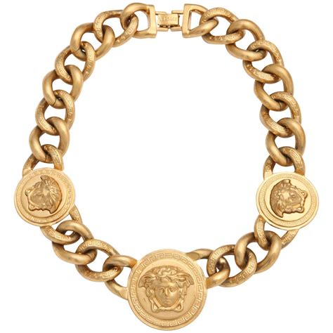 versace chain fake|Versace gold chains for men.